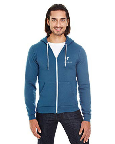 Unisex flex outlet fleece zip hoodie