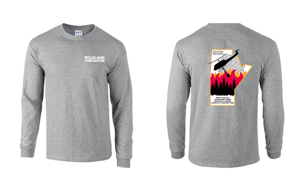 Copy of Long-Sleeve T-Shirt (Design 2): GILDAN HEAVY COTTON